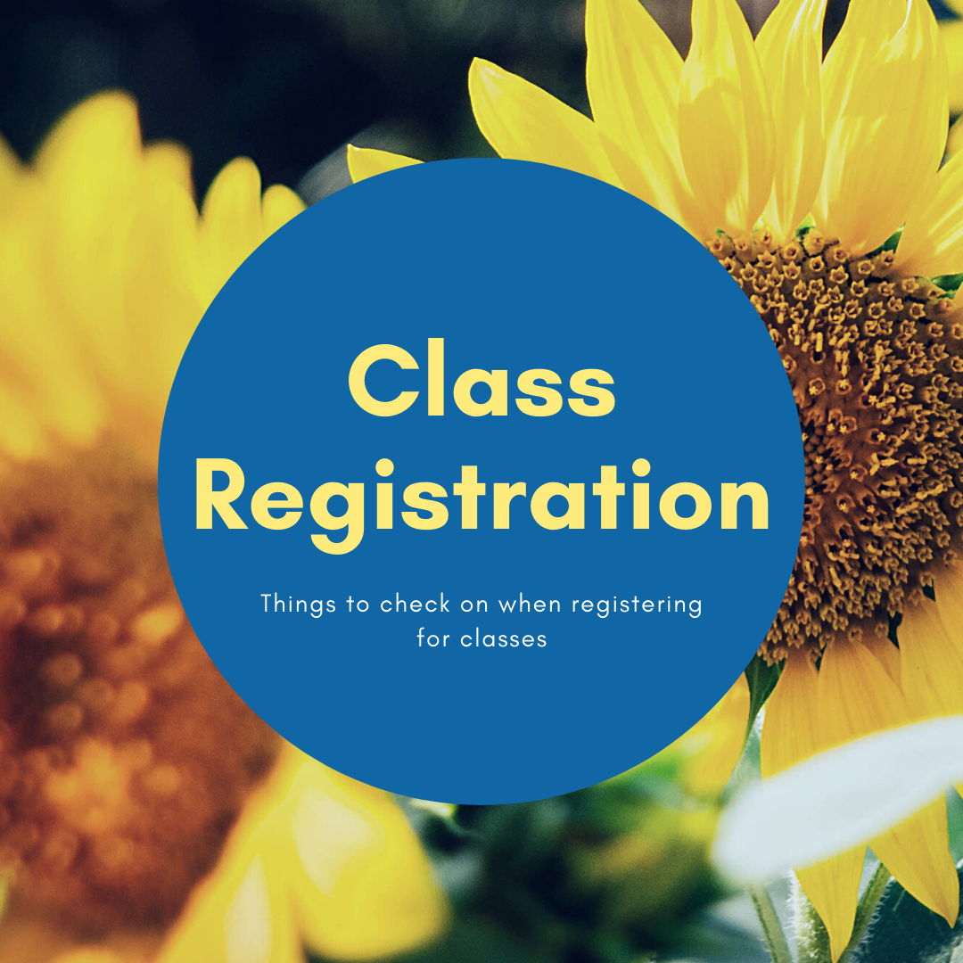 Class Registration EMERGING SCHOLARS PROGRAMS